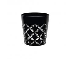 Vidivi Vetri delle Venezie I VENEZIANI Bicchiere, 0.37 Litri, Vetro, Nero