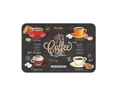 EASY LIFE Tavolo Matte (Polipropilene), Porcellana, Multicolore, 45Â x 30Â x 0.1Â cm