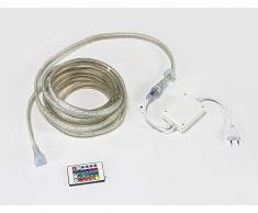 Els Banys - Striscia LED RGB, 13 W, trasparente, 5 metri