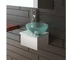 Vetro satinato Ltd lavabo a bacinella à 31 cm con piatto i-flair lavabo 32 cm di Alpi Berger®