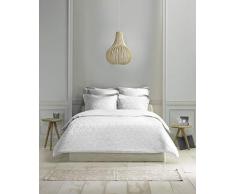 De Witte Lietaer Motion - Parure Biancheria da Letto, 100% Cotone Satinato, Bianco, 1/260x240-2/60x70