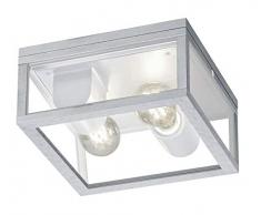 Trio Leuchten Garonne - Lampada da parete per esterni, Alluminio pressofuso., Zinco., 60 watt