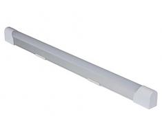 Velleman leda75nw Tubo LED con lampada di soffitto vetro 10 W incasso bianco 61.5 cm