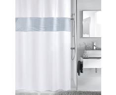 Kleine Wolke Textilgesellschaft Tenda di Doccia, Fibre Sintetiche, Bianco, 200 x 180 cm