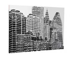 VERSA Quadro New York, Multicolore, Senza Dati