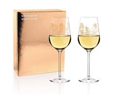 RITZENHOFF Wein-Ensemble Set di calici da Vino Bianco, Vetro