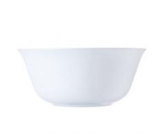 Dajar - Ciotola in Vetro Carine White, 12 cm, Colore: Bianco