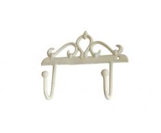 Au Bain de Marie - Attaccapanni con Doppio Gancio, Colore: Avorio