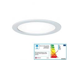 Paulmann 92060 Lampada da Soffitto Rotonda, 18 W, 4000 K, Pannello Led Bianco Neutro, Ip44, Plastica, 18 W