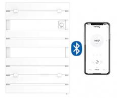 Heatzy Scaldasalviette, Bianco, bianco, 80cm x 55cm x 5cm