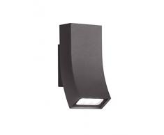 Trio Leuchten Trio 229760242 Lampada da Parete per Esterni, 17x9x8 cm