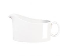 ASA Ã Table Salsiera, Porcellana, Bianco Lucido, 15.2 x 9.5 x 7 cm