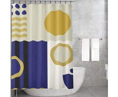 Bonamaison Tende da Doccia, Poliestere, Multicolore, 155x220 cm