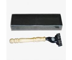 Better & Best - Rasoio a Osso, Bianco, Dimensioni 4 x 3 x 14 cm, Materiale: Resina, Taglia Unica