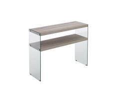 Wink Design Consolle ingresso TREVISO, Legno, Rovere, 100x35x75 cm