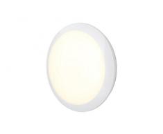 Stanley LED a incasso, con sensore a microonde e Hi/lo dimmer, 16Â W, plastica, White, 8.7 x 30 x 30 16watts