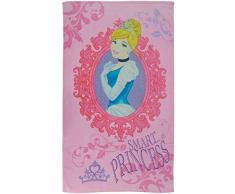 CTI - Telo da Spiaggia, 70 x 120 cm, Motivo: Principesse Midnight, 100% Cotone, 320 gr/M2, Colore: Rosa
