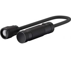 Goobay 66515 - Torcia tascabile a LED Zoom 140, ideale per il tempo libero, lo sport, il campeggio, la pesca, la caccia e la panificazione, flusso luminoso 140 lumen, portata luminosa fino a 70 m