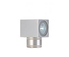 Relco LED 3000K Dublino Faretto da Esterno Cromato a Luce Fredda Integrata, Cromo