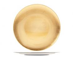 Home CoupÃ© Sottopiatto Tondo, 33 cm, Oro, 33x33x2 cm