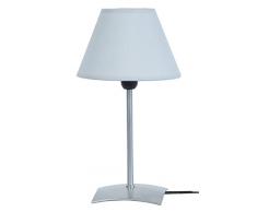 Tosel 62490 - Lampada da tavolo Kola in acciaio, 60 W E14, alluminio, E14