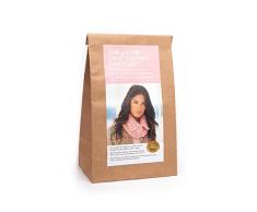 Lion Brand Yarn Company One e Fare Kit, Acrilico, Pink Lady Uncinetto Camino, 17.78Â x 11.43Â x 26.67Â cm