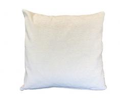 Textiles el Cid Ronda C/12Â Custodia di Cuscino, Velluto, Osso, 50Â x 25Â x 1Â cm