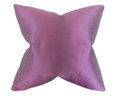 The Pillow Collection Acker Solid Cuscino, Viola