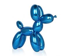 World Art TW60361 Scultura in Resina Cane Palloncino, Resina, 46x50x18 Cm