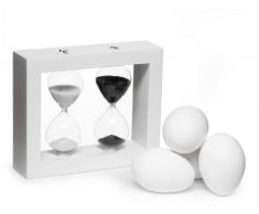 Sagarform - Doppia clessidra da cucina, per cottura uova