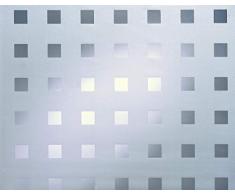 D C della Fix Finestra Schermo Pellicola Vetro temperato Pellicola Decorativa Trasparente di Static Premium F334 â 5007 N. 29 Caree Dimensioni 150 x 90 cm