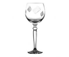 Crystaljulia Bicchieri da Vino, Cristallo, 350 ml, 9 x 9 x 22,5 cm