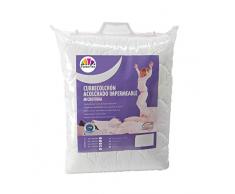 ForenTex Protector (im 105) Impermeabile Copre Materasso Cucito Traspirante con Angoli Elasticizzati, in Microfibra, Bianco Neve, 1Â Pezzo 105Â X 190/200Â cm
