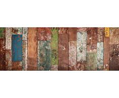 VINILIKO Viniko Industrial Wood Tappeto in Vinile 66x180 Multicolore