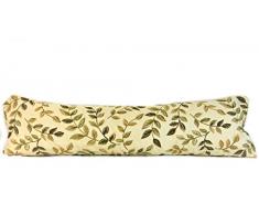 Chimney Sheep Paraspifferi per Porta a Forma di Pecora, Yellow And Green, 100cm x 25cm x 15cm