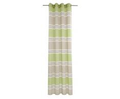 Deko Trends Tenda a Occhielli, Tessuto, Blu