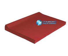 Diamond Packaging Diamond - Carta velina, 18 x 28-25 Pezzi, Colore: Rosso, 450 x 700 mm