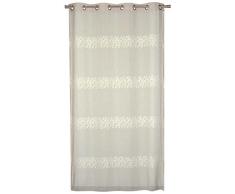 Homemaison Tenda in etamine Ricamato Tabella, Poliestere, Lino, 240Â x 140Â cm