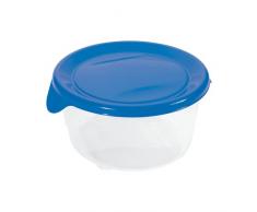 CURVER 00563Â âÂ 139Â âÂ 01Â RoundÂ âÂ Contenitore salvafreschezza Fresh e Go, 0,5Â l, Trasparente/Blu