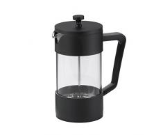 kela Roma Caffettiera, Vetro, Nero, 10Â x 17Â x 21.5Â cm