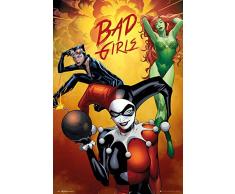 DC Comics - Badgirls Group - Retro Druck Plakat Film Poster - GrÃ¶Ãe 61x91,5 cm