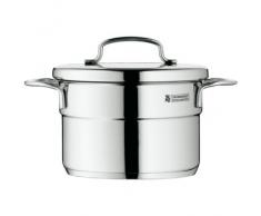 WMF Mini pentola Alta Ã 12 cm ca. Coperchio in Acciaio Inox CromarganÂ® lucidato, Adatto a Piani Cottura a induzione, Lavabile in lavastoviglie, 1 l