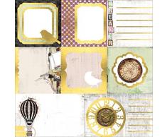 Beautiful BoBunny Dreamer Carta Pergamena 30 cm x 30 cm