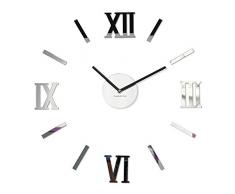 FLEXISTYLE Orologio da Parete Fai da Te Salotto Tondo Moderno Admirable2 Decorativo Silenzioso 50-75 cm