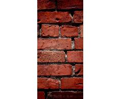 PeelitStickit ID 033-60 x 130 cm, Colore: Rosso Effetto Muro di Mattoni in Stile, di Alta qualitÃ , Carta da Parati, in Vinile, da Parete