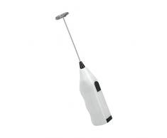 Metaltex 25.92.31 Schiuma per Latte Elettrico Portatile con Frusta a Spirale in Acciaio Inox, Colore: Bianco, Inossidabile