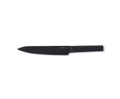 Berghoff Ron - Coltello da Intaglio Antiaderente Rivestito in Titanio, in Acciaio, Nero, 7 x 3 x 36 cm