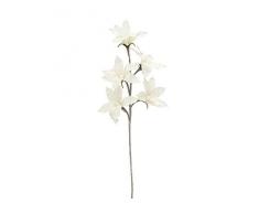 Europalms pianta Artificiale Ramo di CLEMATIDE Eva, Bianco, Standard