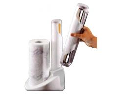 Meliconi Portarotolo Tripla Verticale, Bianco, 21Â x 21Â x 35Â cm