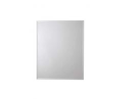 Croydex Mirror Cabinet White Armadietto in plastica a Specchio, Argento, 9.5 x 40 x 50 cm